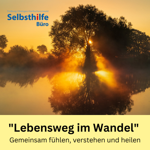 Foto Baum der sich im See spiegelt
